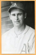 Baseball Postcard of Joe Coleman Sr.  -- 1942-51 Philadelphia A's