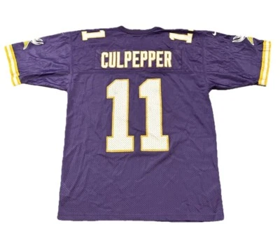 Camiseta de los Minnesota Vikings Daunte Culpepper XL para hombre Nike púrpura vintage Foto 1 de 4