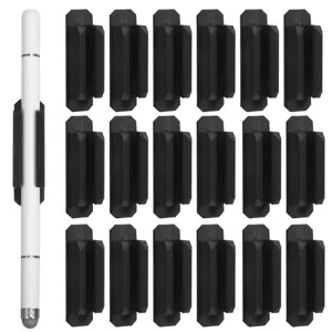 20pcs Adhesive Pen Holder Desktop Pen Organizer Stick On Pencil Holder Pen - Picture 1 of 11