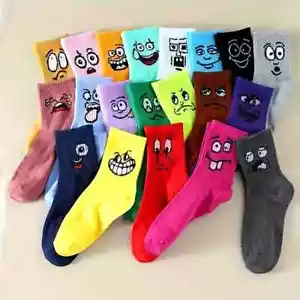 10 Pairs Vibrant Cartoon Character Mid Tube Socks - Picture 1 of 3