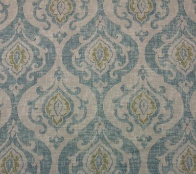 TELA BALLARD DESIGNS ARRYANNA SPA AZUL DAMASCO TEJIDO POR YARDA 54"W Foto 1 de 4