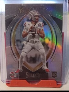 CJ STROUD 2023 Select CERTIFIED ROOKIE PRIZM Football Card - OHIO STATE BUCKEYES