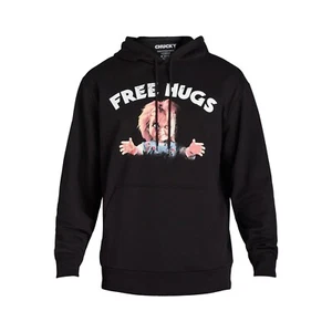 Sudadera con capucha gráfica de terror Chucky Free Hugs para hombre talla XL (46-48) - Imagen 1 de 5