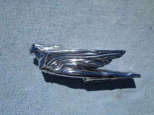1941 Cadillac Caddy Flying Goddess Hood Ornament Lady Chrome - Picture 1 of 2