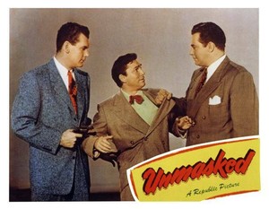 Unmasked Lobby Card Robert Rockwell Norman Budd OLD MOVIE PHOTO