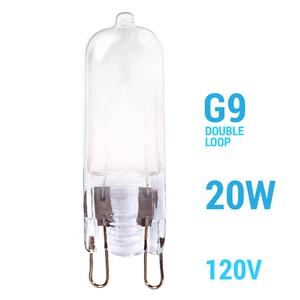 Satco S4639 20T4/G9/FR 20W 120V T4 Double Loop G9 Frosted 2900K Warm White - Picture 1 of 2