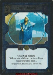 Doji Masaru (foil) - Crane Clan / Promo Card ENG L5R CCG 