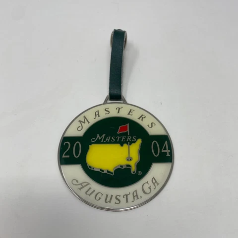 2004 Masters Golf Bag Tag - Phil Mickelson’s First Win @ Augusta Tournament Cover