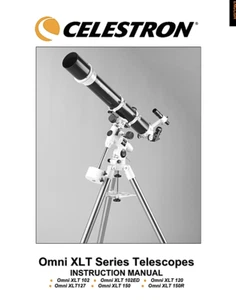 Celestron Omni XLT Serie Teleskop (62 Seiten) BEDIENUNGSANLEITUNG - KOSTENLOSER VERSAND - Bild 1 von 4