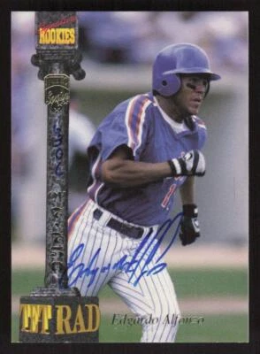 1994 SIGNATURE RC TETRAD EDGARDO ALFONZO LXXXIV AUTOGRAPH XRC 6306/7750 METS - Image 1 of 2