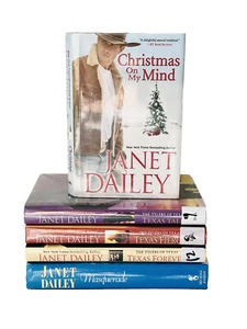 Janet Dailey -5 Bk Lot - Tylers of Texas /Erotic Rom Suspense/ Cowboys -HC DJ GC - Picture 1 of 14
