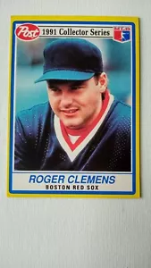 RED SOX ROGER CLEMENS 1991 POST #12 OF 30 - Picture 1 of 2