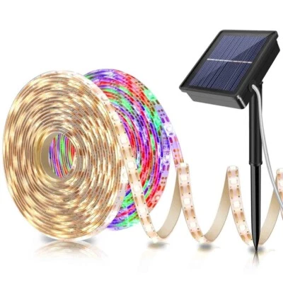 Solar LED Strip Light Flexible Lamp Outdoor Garden Home Patio 150/300 led - Image 1 of 4