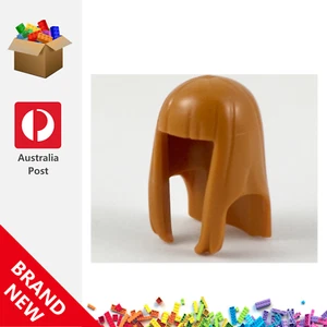 Genuine LEGO™ Dark Orange Minifigure Hair Female Long Straight 17346 New - Picture 1 of 2
