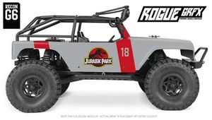 Axial G6 Wrangler Jeep Body Graphic Wrap Skin- Jurassic - Picture 1 of 2