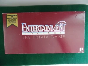 Entertainment Tonight The Trivia 1984 juego de mesa usado junto al lago de colección C2 - Imagen 1 de 4