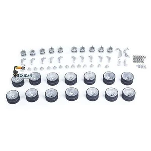 Metal Road Wheels W/Suspension Arm for Henglong RC Tank 3838 1/16 M26 Pershing - Picture 1 of 7