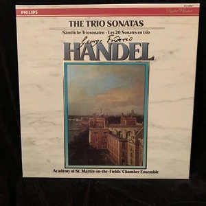 HANDEL Complete Trio Sonatas - ASMF Chamber Ensemble - PHILIPS ST 4LP BOX 1985 - Picture 1 of 7