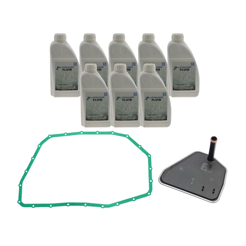 ZF Transmission Oil Filter and (8 Liter) Transmission Fluid Kit For VW Phaeton Foto 1 de 1