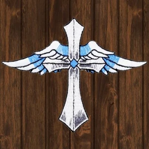 Cross Embroidered Patch — Iron On - Picture 1 of 1