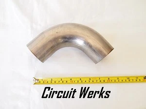 2.5" (63mm) Stainless Steel Universal 90° Mandrel Bent Pipe Custom Piping Pipes - Bild 1 von 4