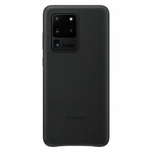 Samsung Galaxy S20 Ultra 6.9 Leather Cover Black EF-VG988LBEGW Brand New Genuine - Bild 1 von 1