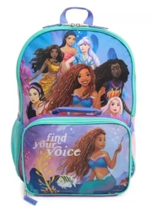 Little Girls School Backpack Lunch box Set Large Book Bag Kids Children Toddler - Picture 1 of 3
