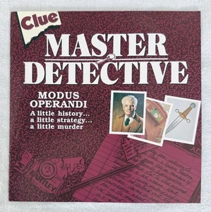 Parker Brothers Clue Master Detective 1988 piezas de repuesto: folleto de reglas - Imagen 1 de 3