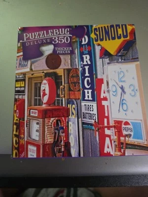 350 Pieces Jigsaw Puzzle Route 66 Puzzlebug Deluxe 20 X 12 - Image 1 of 2