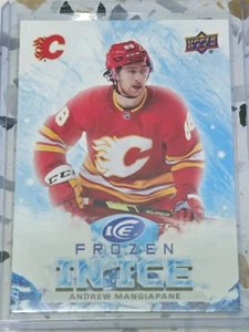 Andrew Mangiapane - RIPPED Frozen in Ice #FI-45 - 2021-22 Upper Deck Ice - Picture 1 of 2