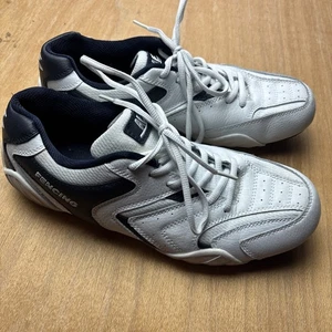 Absolute Fencing Gear Men's Size US size 10.5 Fencing Shoes White Navy Blue - Picture 1 of 24