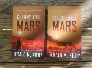 📚2-PACK BUNDLE📚 A SciFi Thriller Colony Mars Series by Kilby, Gerald M. PB New - Foto 1 di 2