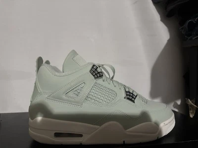 Nike Women's Air Jordan 4 Retro Seafoam Silver HV0823-003 Size 7.5 Women's - Image 1 of 4