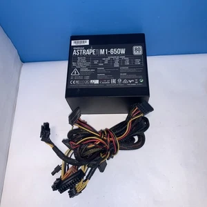 Napojna Gamdias RGB lighting M1-650W 80+ 20+4/2x8P/dual 6+2 PCIe power supply - Foto 1 di 6