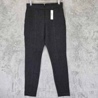 J.Crew Pixie Pants Womens Size 6 Heather Charcoal Back Zip Ponte Style 31090 - Image 1 of 4