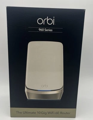 Netgear Orbi RBSE960 Add-On Satellite WiFi 6E Quad-Band 3,000 sq ft Coverage - Image 1 of 4
