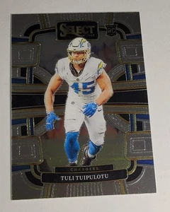 2023 Panini Select Tuli Tuipulotu Rookie RC Concourse #53 Los Angeles Chargers - Picture 1 of 3