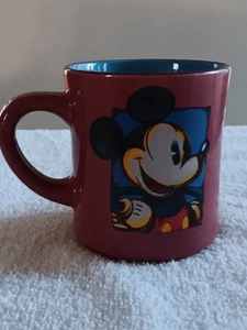 Disney Mickey Mouse Coffee Mug Ceramic 12 Ounce Cup Made In Thailand - Picture 1 of 4