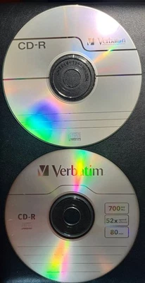 Verbatim CD-R 700MB 52x Blank Recordable Discs – New, Unused, Open Box, 50 Pack - Image 1 of 4