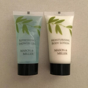 Mason & Miller Shower Gel & Body Lotion Set 20ml - Picture 1 of 3