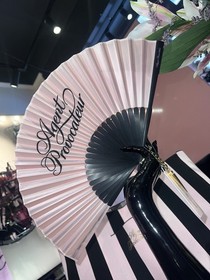 Agent Provocateur Pink Hand Fan RARE Brand New Sealed