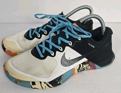 Nike Womens Metcon 2 Flywire Cross-Training Shoe 821913-102 Size 8.5 Shoes  - Image 1 of 4