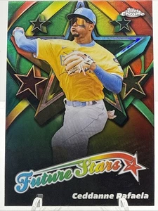 2025 Topps Chrome - Future Stars Ceddanne Rafaela #FS-11 - Bild 1 von 2