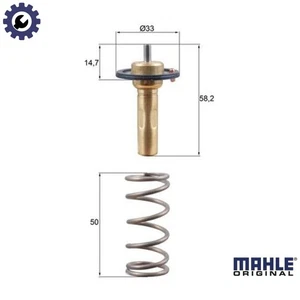 THERMOSTAT COOLANT TX 265 89D FOR FORD MONDEO/IV/Van/Turnier GRAND/C-MAX KUGA - Picture 1 of 10