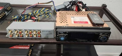 Unidade principal Eclipse CD8061 com adaptador de linha balanceada 37601. ENCONTRO RARO! - Imagem 1 de 4