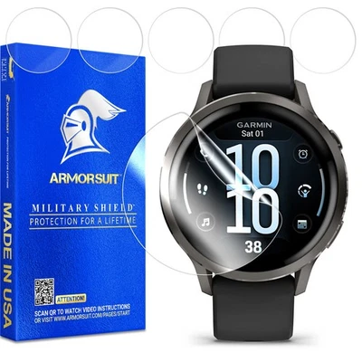 [6 Pack] ArmorSuit Screen Protector Film For Garmin Venu 4 (41mm) - Image 1 of 4