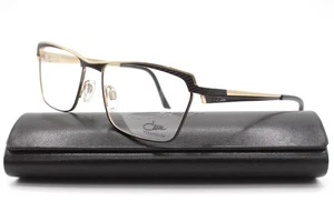 Cazal Mod 1225 Eyeglasses Titanium Black Gold 001 Authentic 53mm - Picture 1 of 6