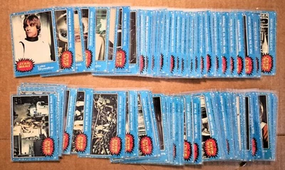 1977 Topps Star Wars Blue Series 1 Complete Set 1-66 Han Leia Luke Skywalker 1 - Image 1 of 4