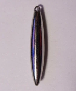 Colgante gota vintage tono plata - Imagen 1 de 2