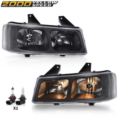 Headlights Headlamps Replacement Fit For 2003-2019 Chevy Express GMC Savana Van  Foto 1 de 4